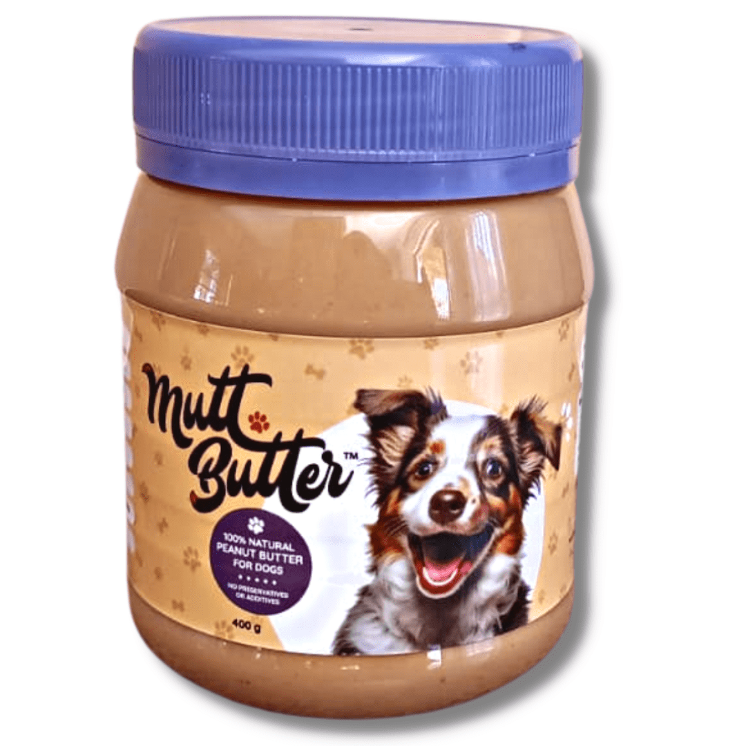 Lick Mat with 100% natural Mutt Butter (400 g) doggy friendly peanut butter