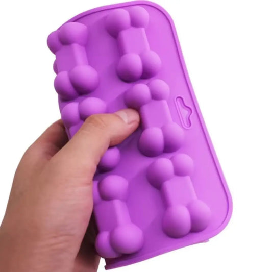 Paw & Bone Silicone Mould Set with Mini Spatula – For Pet Treats & Creative Crafts