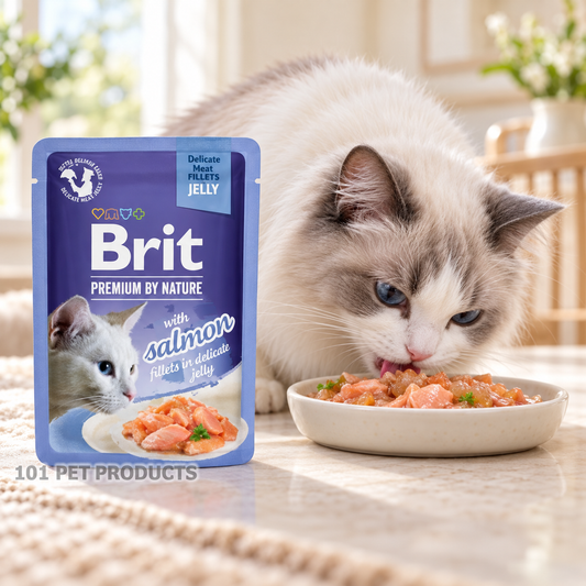 Brit Premium Cat Fillets in Jelly – Salmon (85 g) lifestyle image