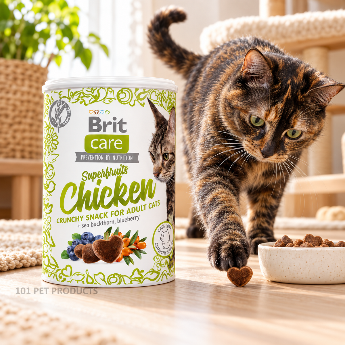 Brit Care Superfruits Chicken Cat Treats (100 g) lifestyle image