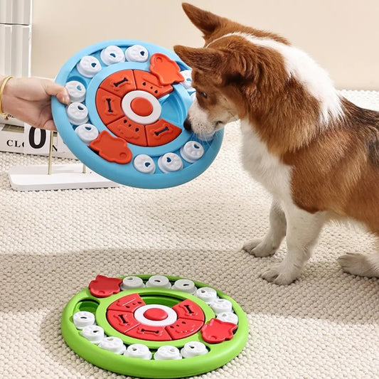 Vibrant Slow Feeder & Interactive Toy – For Cats and Small Dogs