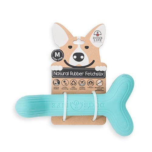 Dog's Life Natural Rubber Dog Toy Fetchstix