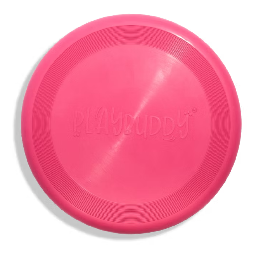 PlayBuddy Rubber Frisbee – for dogs that live to leap and fetch (S/L)