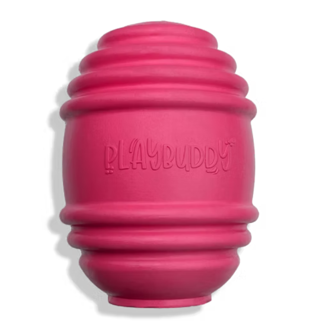 PlayBuddy Rubber Thrill – for dogs that love to chase, chew, and be challenged (M/L/XL)