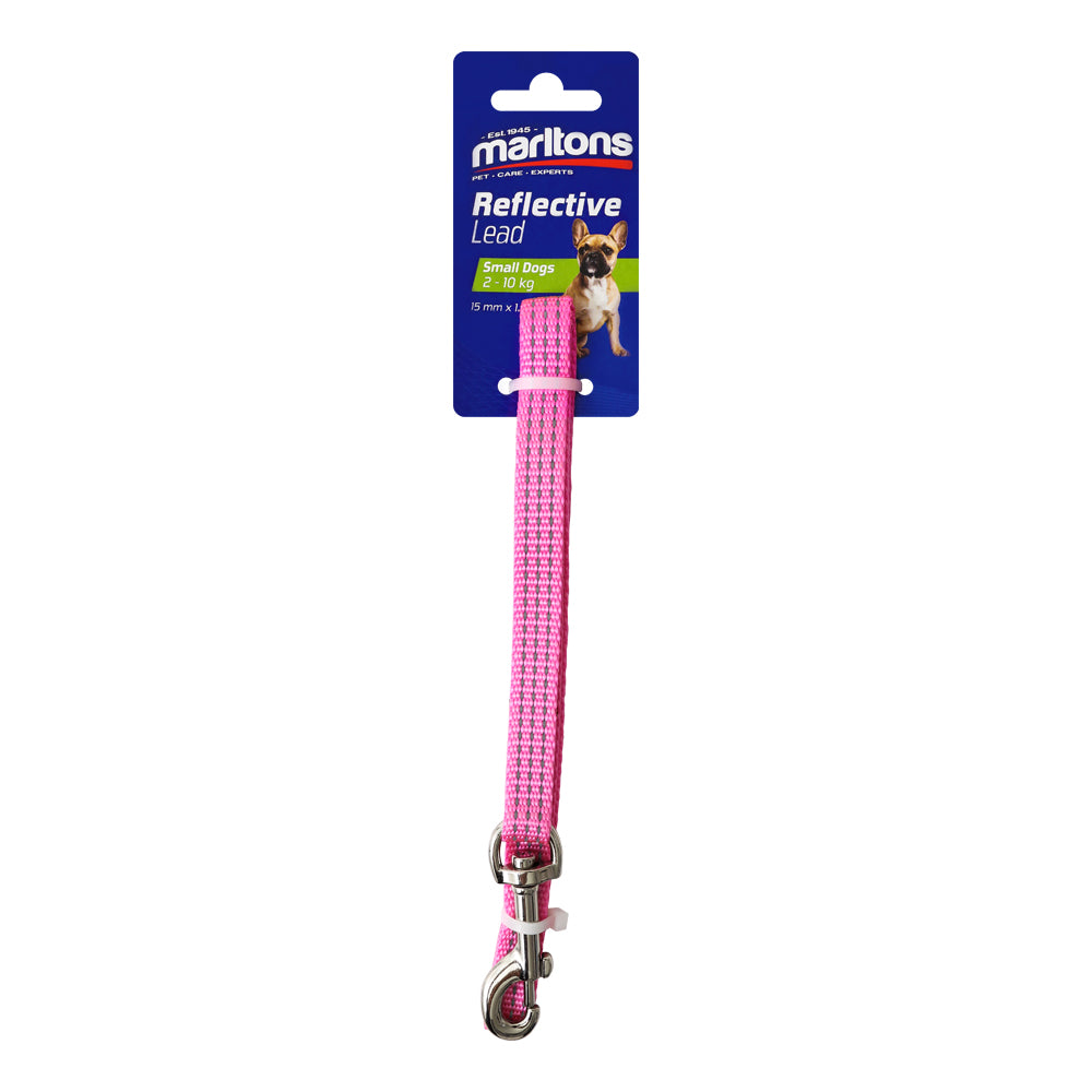 Reflective Lead 15Mm - Pink