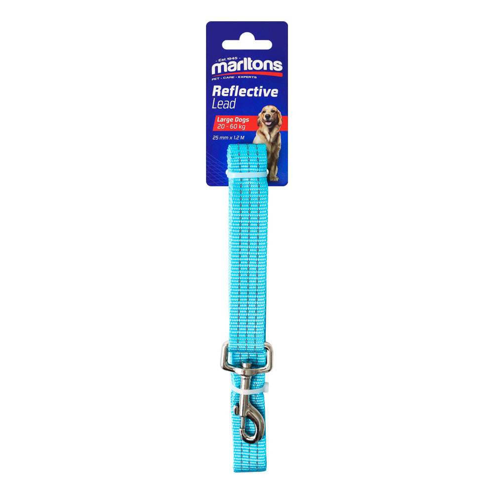 Reflective Lead 25Mm - Blue