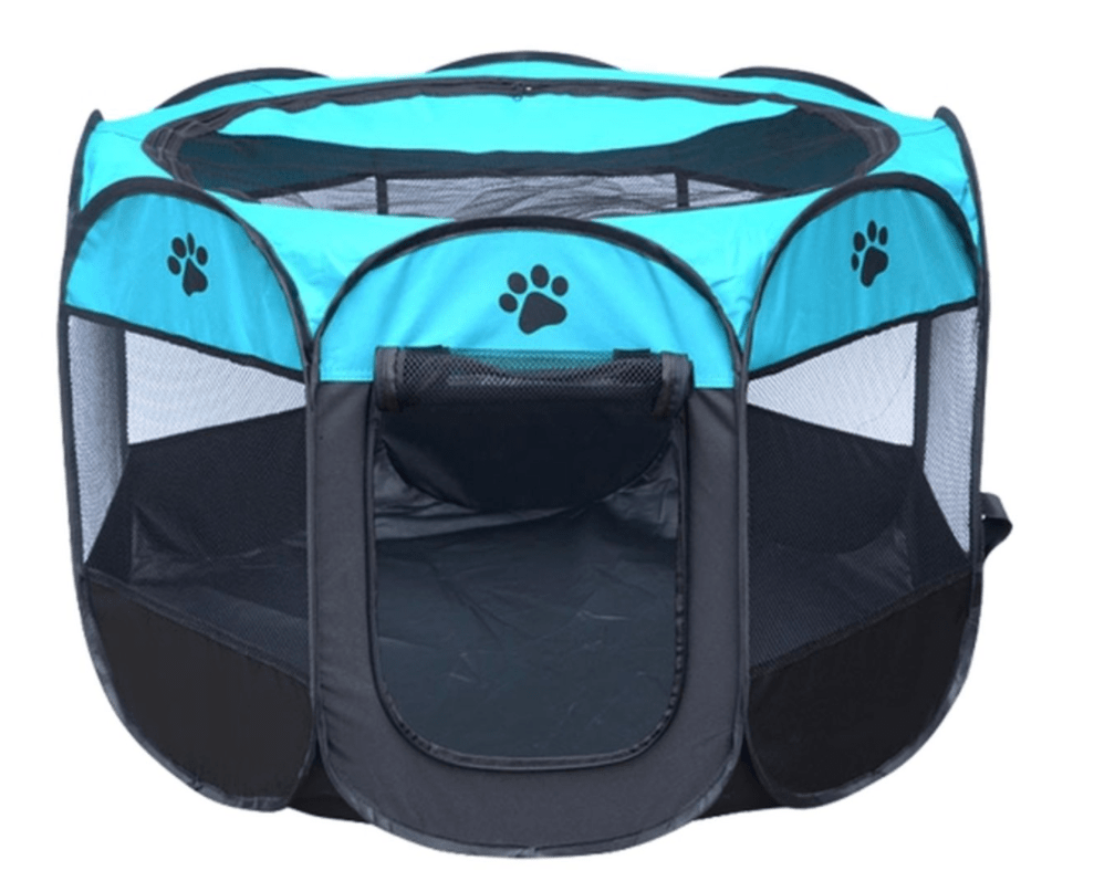 Pet Play Pen : For Indoor / Outdoor Use. Collapsible, portable, lightweight