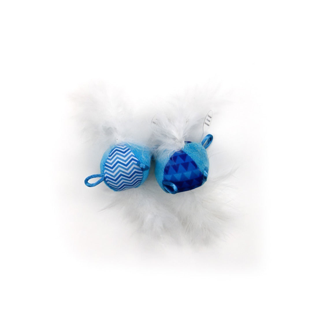 AFP Kitty Feather Ball Turquoise