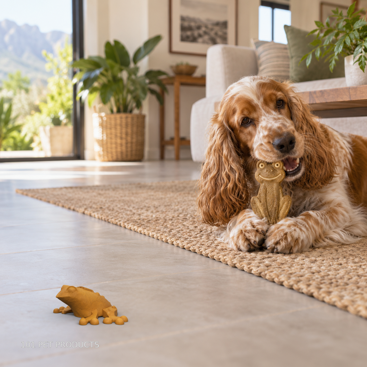 Bags O' Wags Denties - Frog lifestyle image