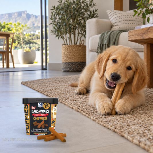 Bags O' Wags Chewies - Puppy - Toffee Chews lifestyle image