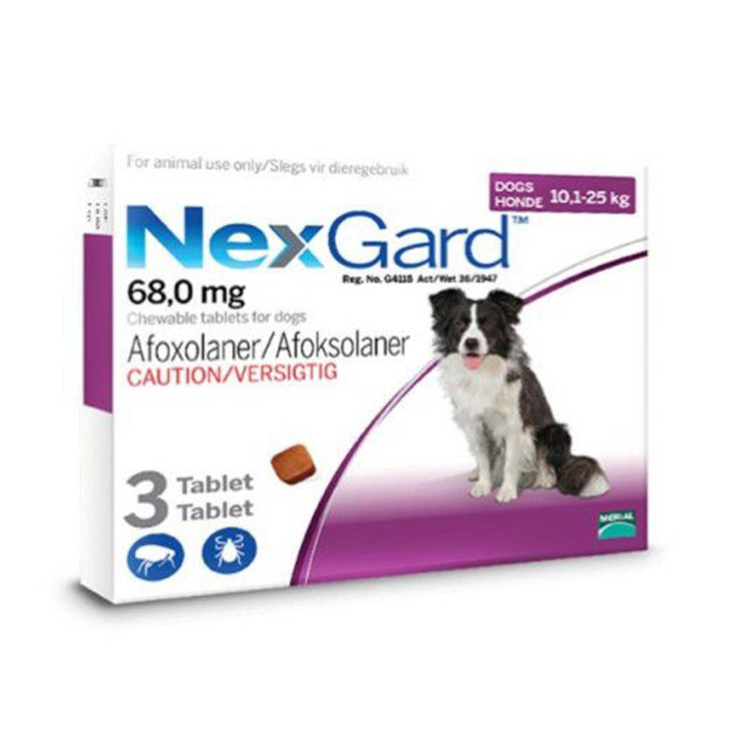 Nexgard 10.1 - 25kg (68.0mg) 3's
