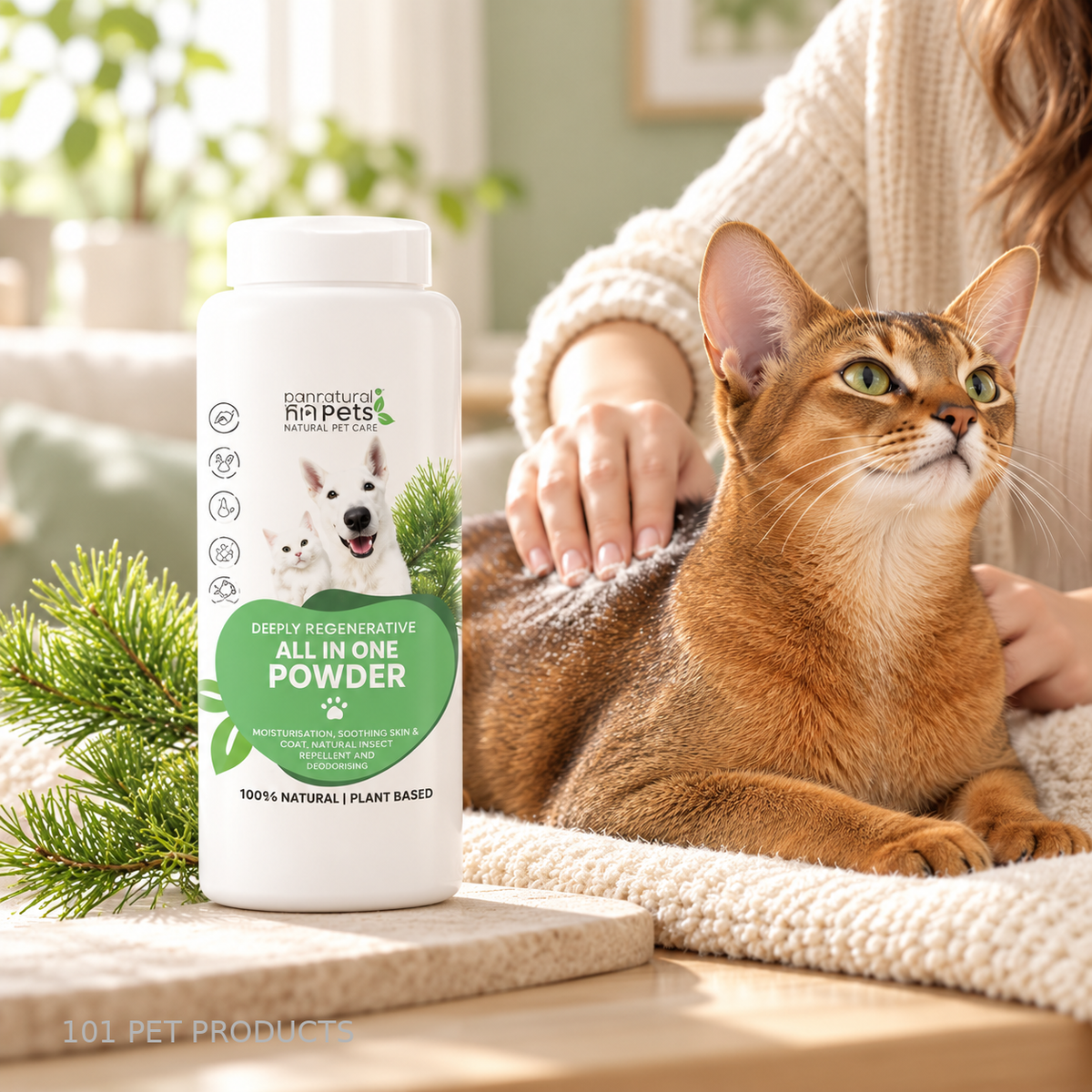 Pannatural Pets Natural All-in-One Powder 220 ml lifestyle image