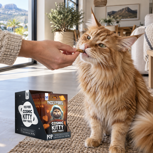 Bags O' Wags Chewies - Cat Packs O' Purrs Cosmic Kitty - Delicious Lamb lifestyle image