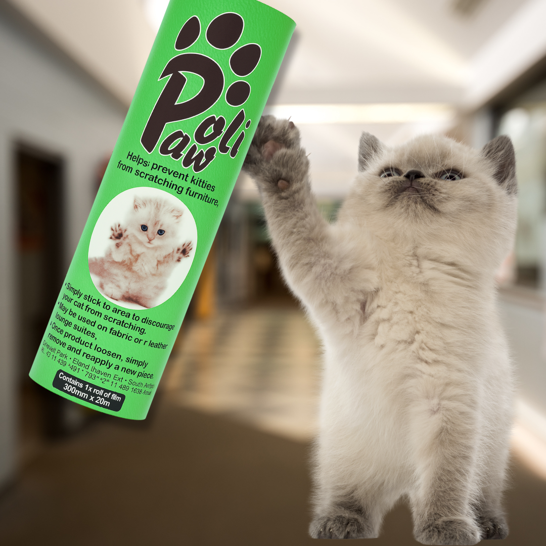 PoliPaw Anti-Scratch Film - Couch and Glass Door Protector