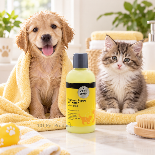 VetsOwn Tearless Puppy & Kitten Shampoo (250 ml)