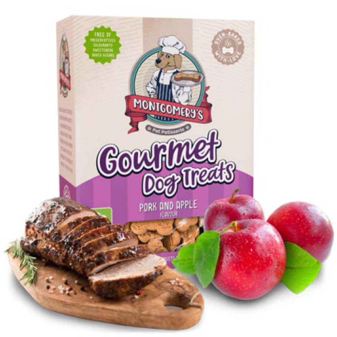 Montgomery’s Pork & Apple Biscuits 1kg