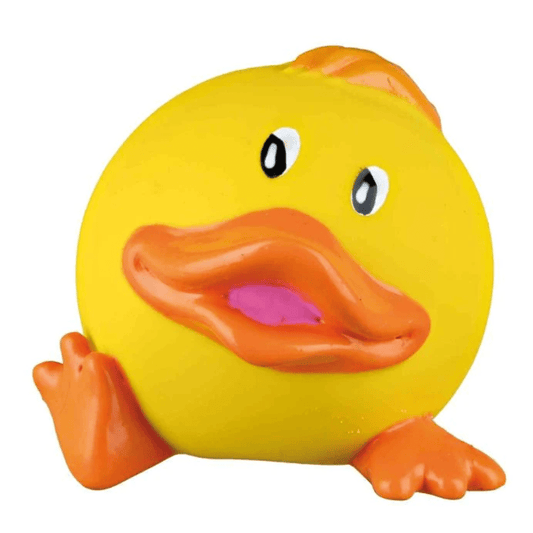 Squishy latex dog toy: Duck