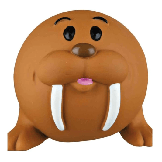 Squishy latex dog toy: Walrus