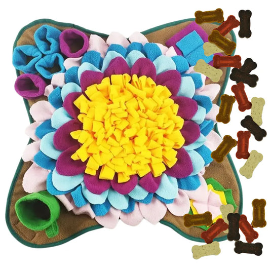 Rainbow Snuffle Mat + Pouch of Cuthbert’s Mini Bone Treats