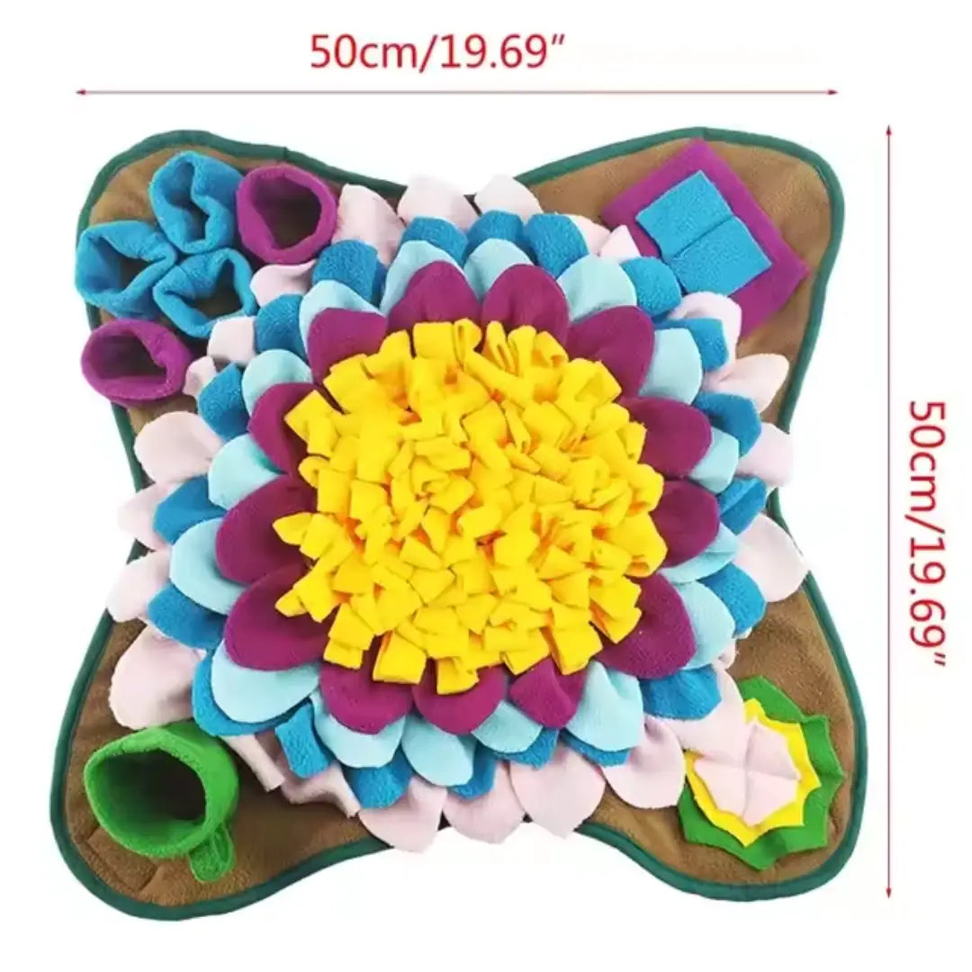Rainbow Snuffle Mat + Pouch of Cuthbert’s Mini Bone Treats