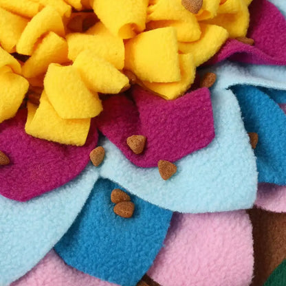 Rainbow Snuffle Mat + Pouch of Cuthbert’s Mini Bone Treats