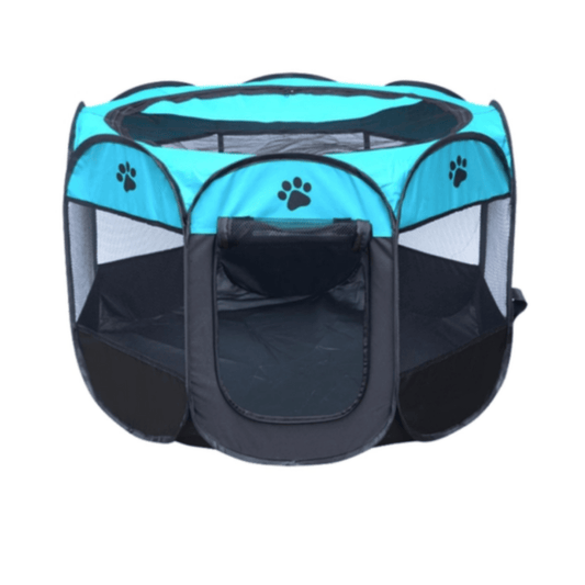 Pet Play Pen : For Indoor / Outdoor Use. Collapsible, portable, lightweight