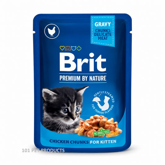 Brit Premium Chicken in Gravy Wet Kitten Food Single