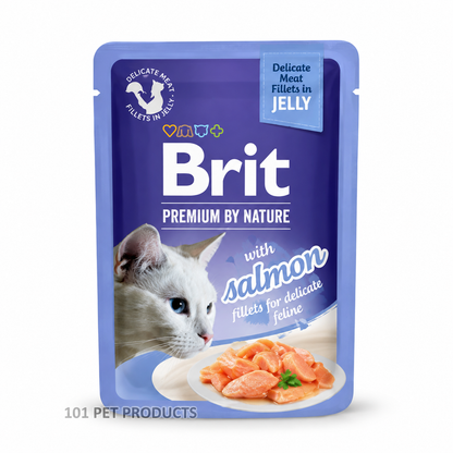 Brit Premium Cat Fillets in Jelly – Salmon (85 g)