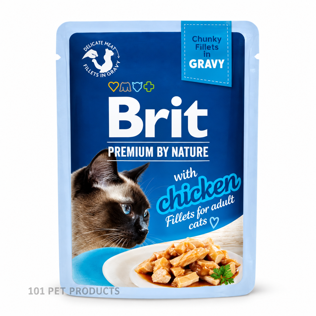 Brit Premium Cat Fillets in Gravy – Chicken (85 g)