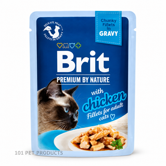 Brit Premium Cat Fillets in Gravy – Chicken (85 g)
