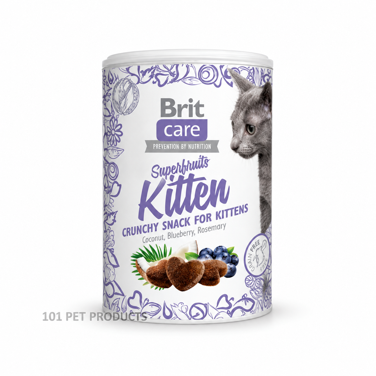 Brit Care Superfruits Crunchy Kitten Treats (100 g)