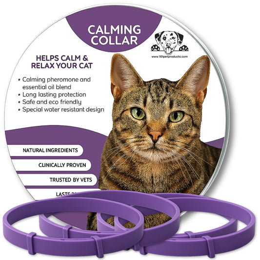 Calming Pheromone Collars for Cats - 4pack