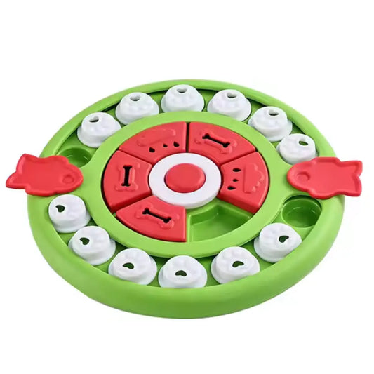 Vibrant Slow Feeder & Interactive Toy – For Cats and Small Dogs