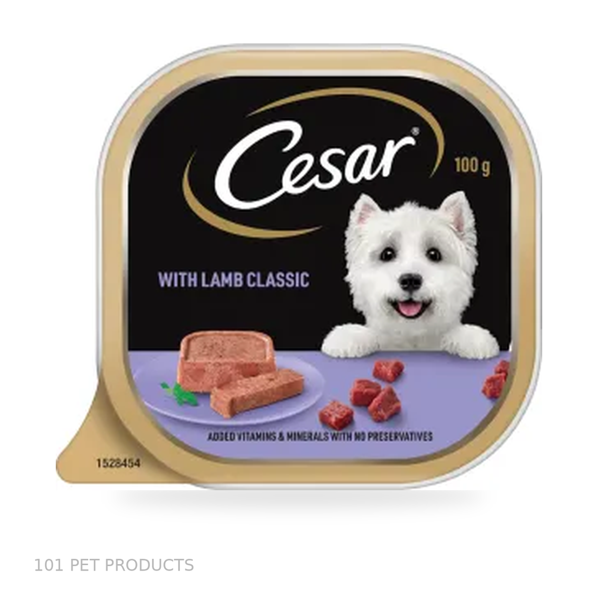 Cesar Gourmet Lamb Wet Dog Food – Box of 24 × 100 g