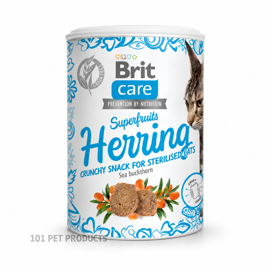 Brit Care Superfruits Herring Cat Treats (100 g)