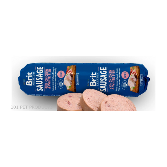 Brit Premium Sausage - Chicken & White Fish (800 g)