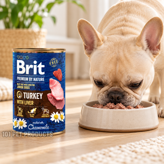 Brit Premium Dog Wet Food - Turkey with Liver (400 g) lifestyle image