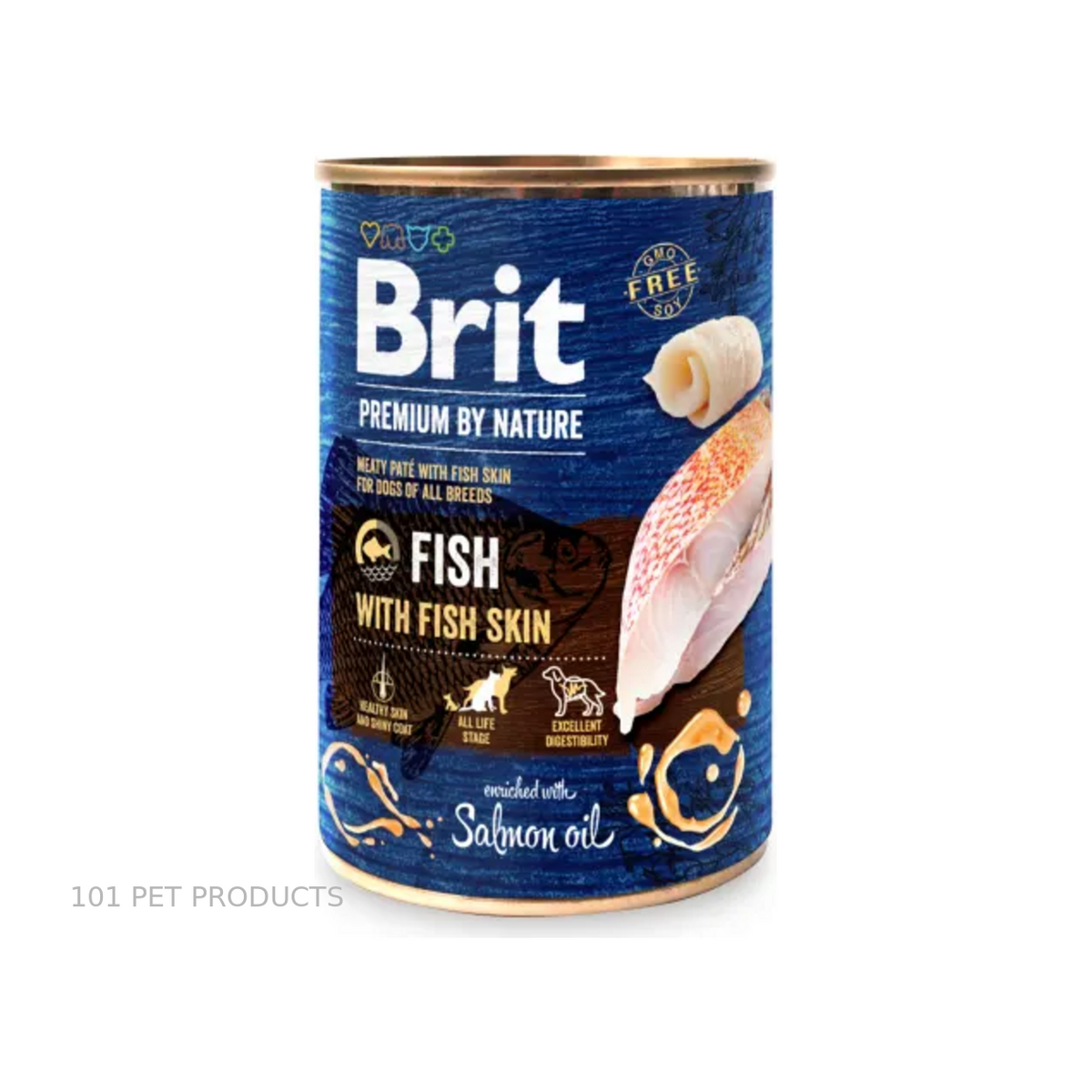 Brit Premium Dog Wet Food - Fish with Fish Skin (400 g)