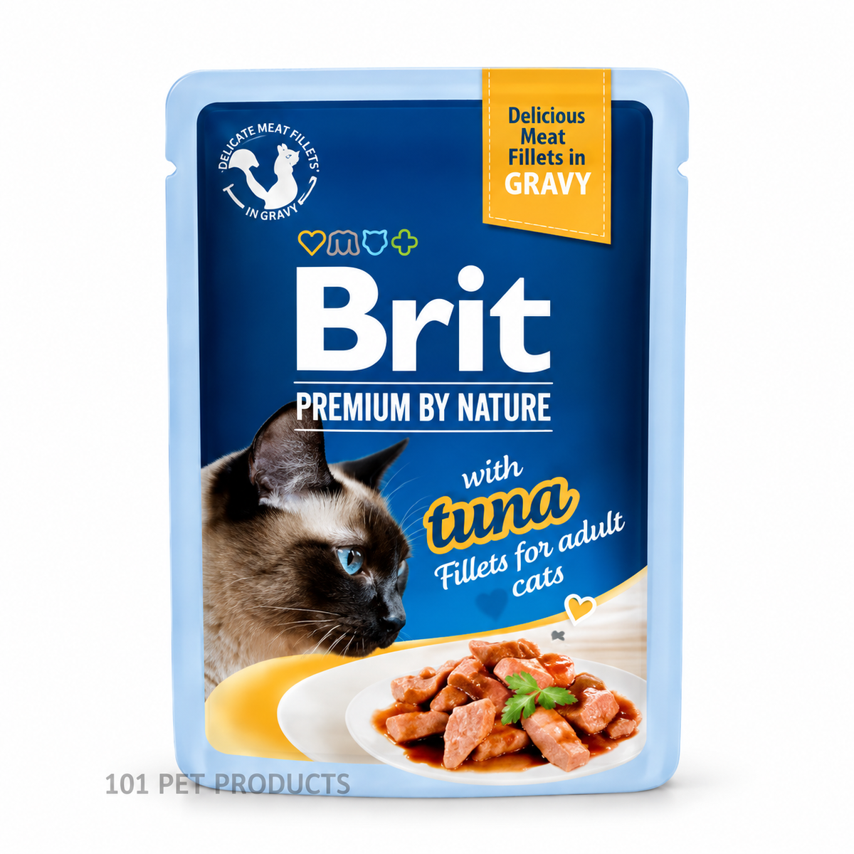 Brit Premium Cat Fillets in Gravy – Tuna (85 g)