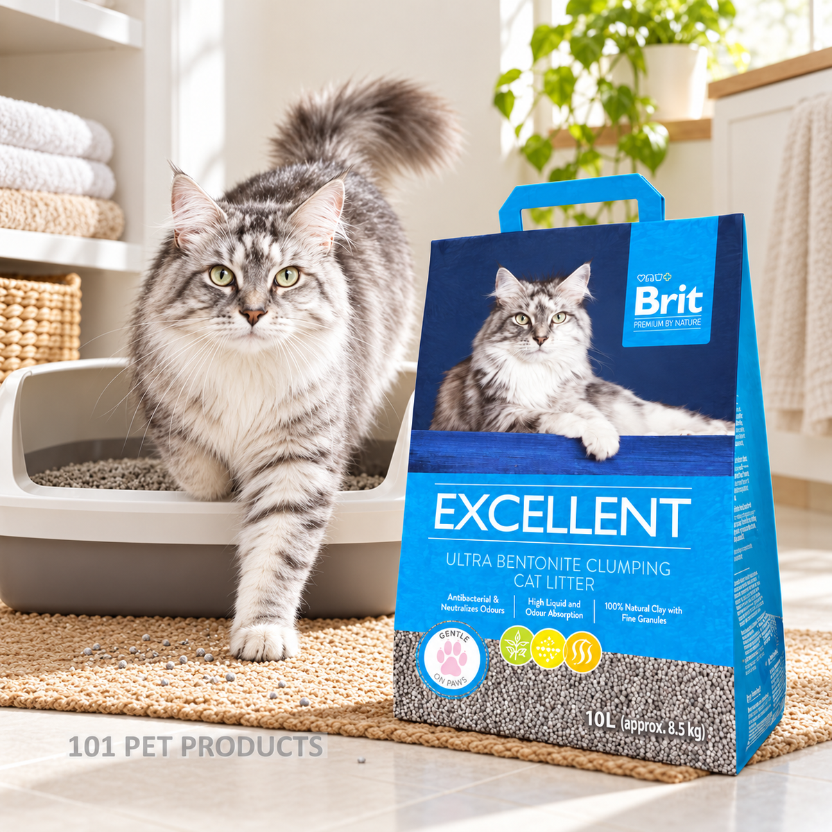 Brit Fresh Clumping Cat Litter 10 kg lifestyle image