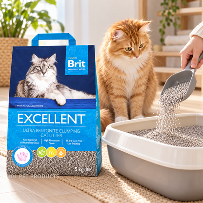 Brit Fresh Clumping Cat Litter 5 kg lifestyle image