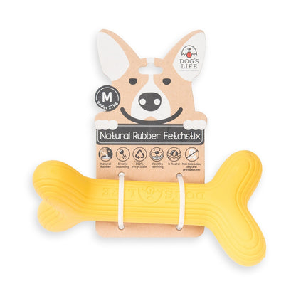 Dog's Life Natural Rubber Dog Toy Fetchstix