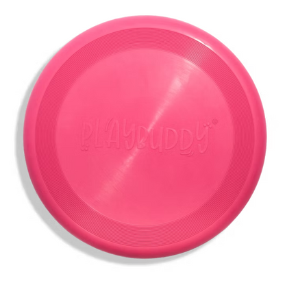 PlayBuddy Rubber Frisbee – for dogs that live to leap and fetch (S/L)