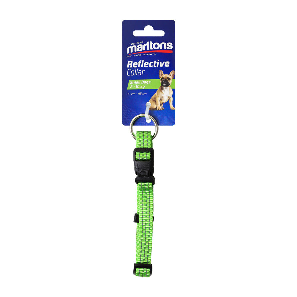 Reflective Collar 15Mm 30-45Mm - Lime Green