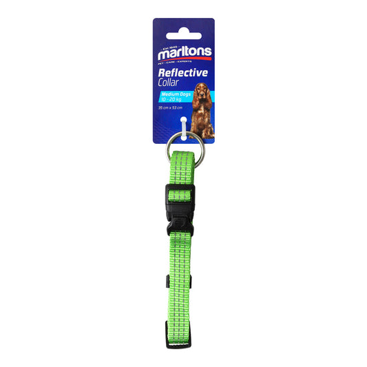 Reflective Collar 20Mm 40-55Mm - Lime Green