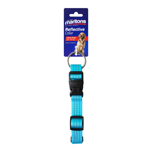 Reflective Collar 25Mm 45-65Mm - Blue