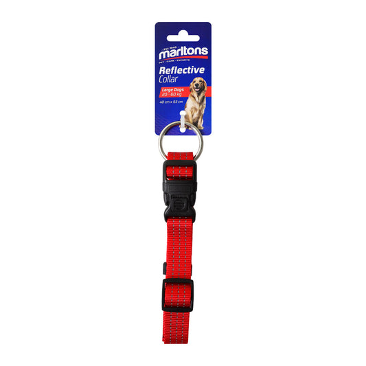 Reflective Collar 25Mm 45-65Mm - Red