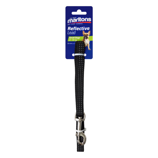 Reflective Lead 15Mm - Black