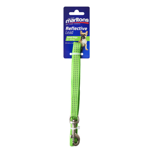 Reflective Lead 15Mm - Lime Green