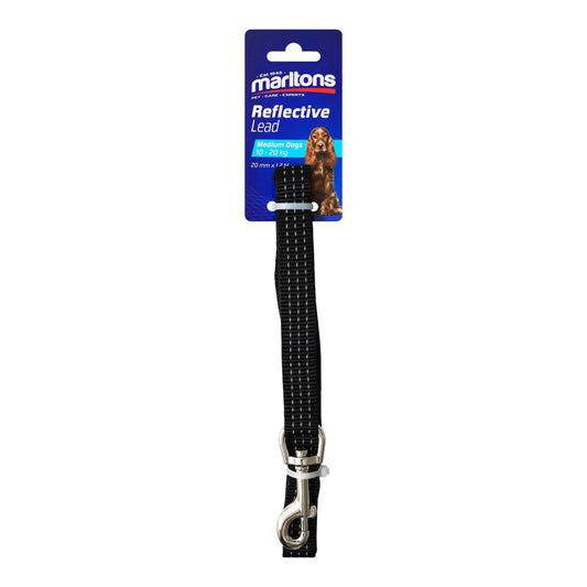 Reflective Lead 20Mm - Black